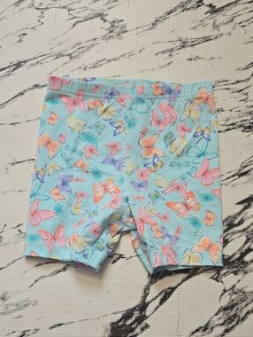 Carter's Light Blue Butterfly Print Girls' Shorts